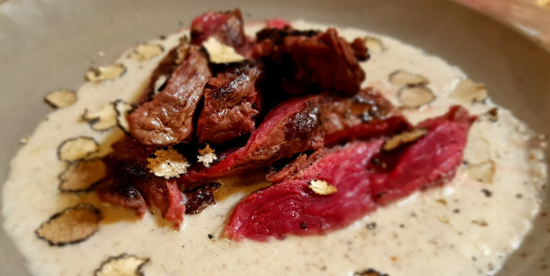 Rib steak with truffle